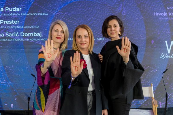 Ida prester - ambasadorica, Irena Šarić Dombaj - direktorica korporativnih komunikacija u L'Oréal Adria-Balkan, Karla Pudar - Zaklada Solidarna