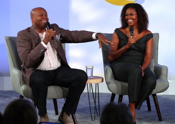 Craig Robinson i Michelle Obama