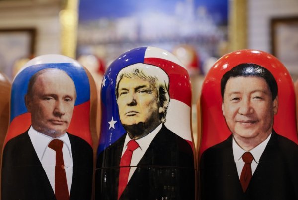 Vladimir Putin, Donald Trump, Xi Jinping