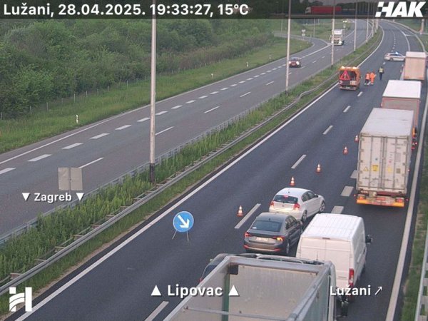 Zbog nesreće otežan promet na autocesti A3 kod Slavonskog Broda