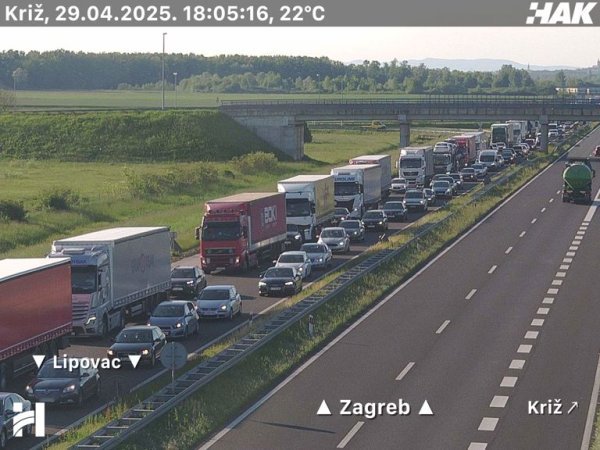 Tri nesreće na autocesti A3, kolona bila duga 11 kilometara, ima ozlijeđenih