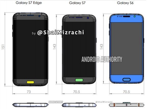 Galaxy S7 i S7 Edge Twitter/Shai Mizrachi