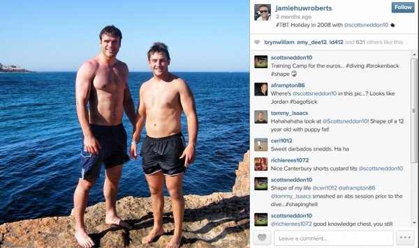 Jamie Roberts Instagram