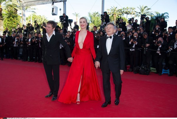 Emmanuelle Seigner,  Roman Polanski, Mathieu Amalric