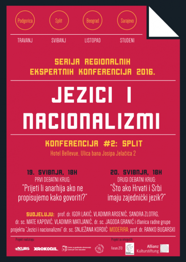 Poster splitske konferencije koja je prethodila Deklaraciji