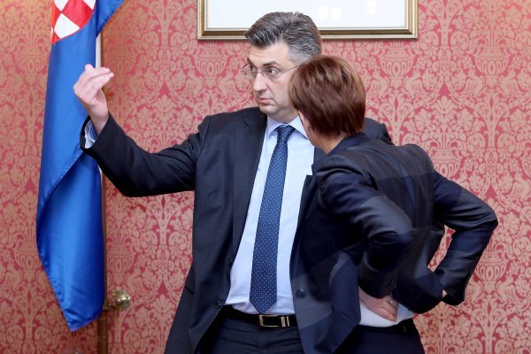 Andrej Plenković i Martina Dalić