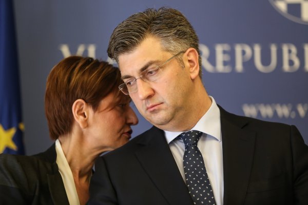 Martina Dalić i Andrej Plenković