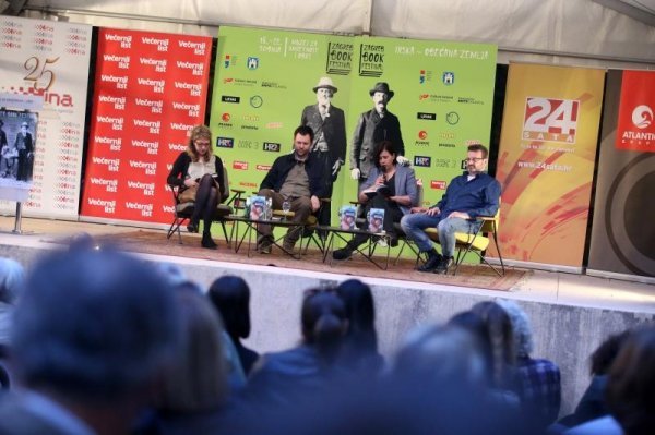 Ivana Bodrožić, Olja Savičević Ivančević, Ivan Sršen, Kruno Lokotar na Zagreb Book Festivalu