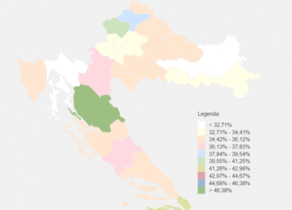 Do 16,30 na izbore je izašlo 35,15 posto birača