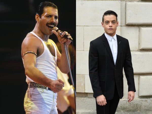 Freddie Mercury i Rami Malek