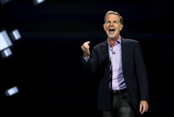 Izvršni direktor Netflixa Reed Hastings tijekom svog govora na sajmu CES 2016 Reuters