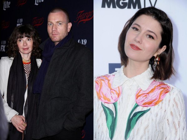 Ewan McGregor s bivšom suprugom Eve Mavrakis, a desno je Mary Elizabeth Winstead