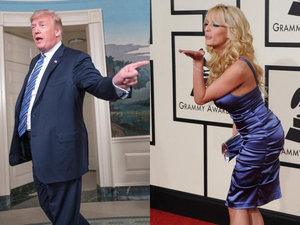 Predsjednik Donald Trump i Stormy Daniels