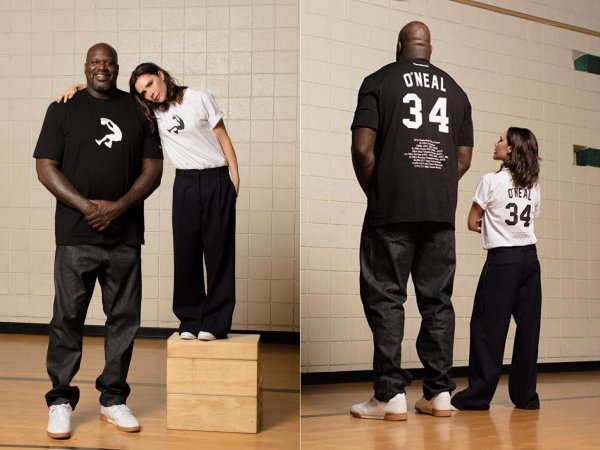 Victoria Beckham i Shaquille O'Neal