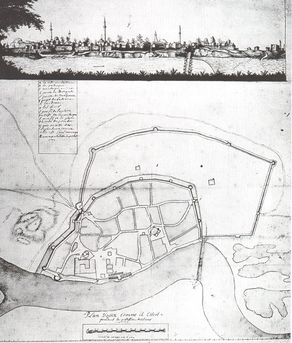 Osijek, plan turskog šehera